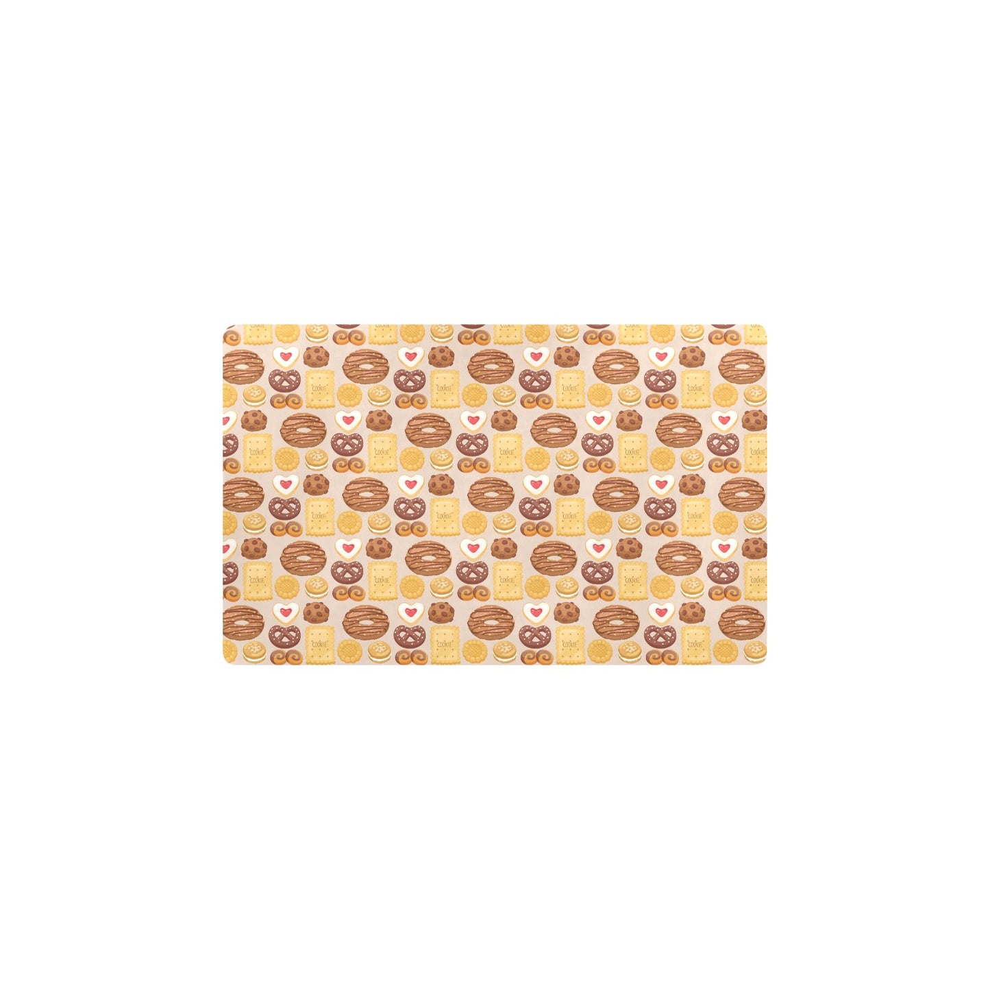 Cookie Pattern Print Design 02 Kitchen Mat
