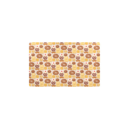 Cookie Pattern Print Design 02 Kitchen Mat