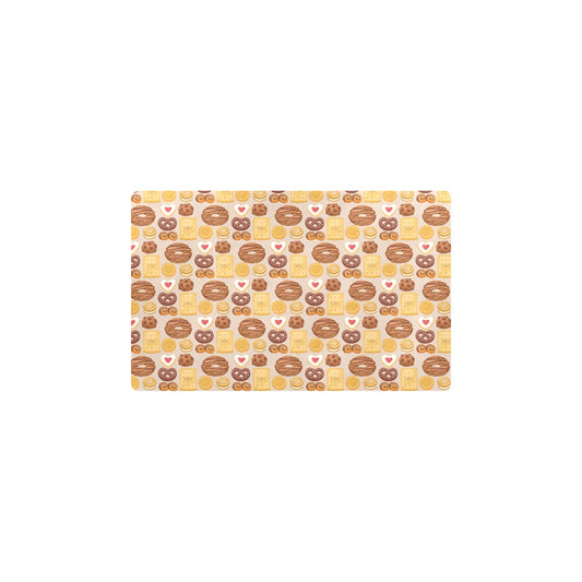 Cookie Pattern Print Design 02 Kitchen Mat