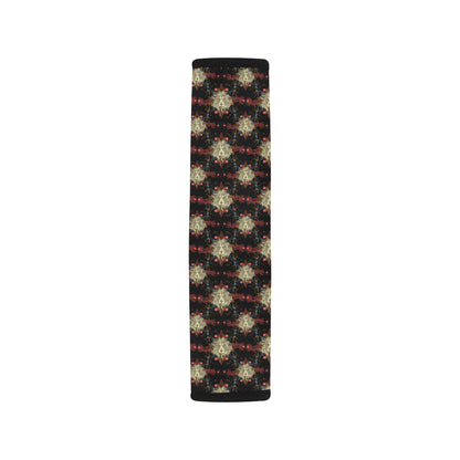 Zodiac Leo Pattern Design Print Car Seat Belt Cover