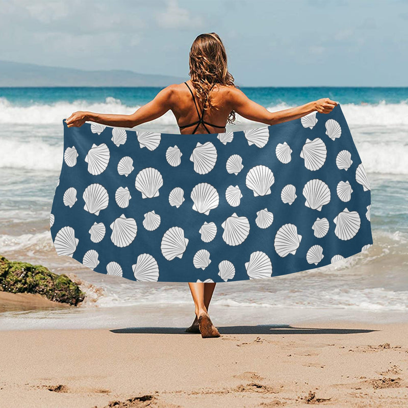 Seashell Print Design LKS3012 Beach Towel 32" x 71"