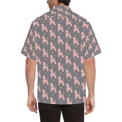Poodle Pattern Print Design A02 Men's Hawaiian Shirt