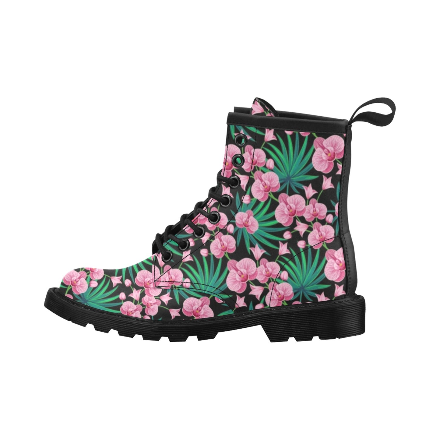 Orchid Pink Pattern Print Design OR06 Women's Boots