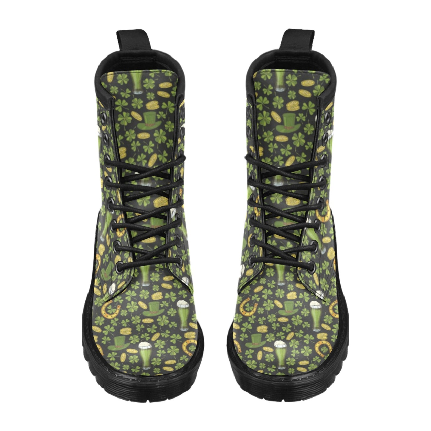 St Patricks Day Print Design LKS307 Women's Boots