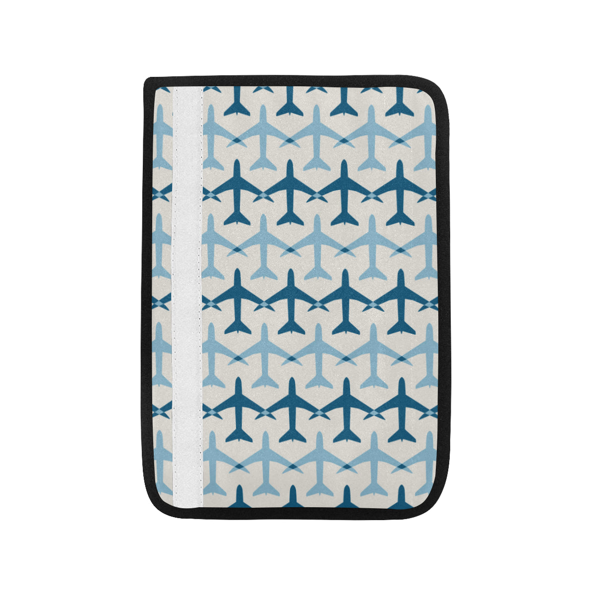 Airplane Pattern Print Design 04 Car Seat Belt Cover