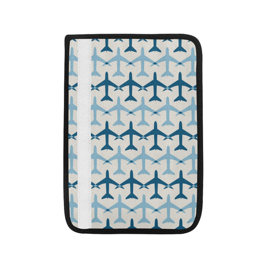 Airplane Pattern Print Design 04 Car Seat Belt Cover