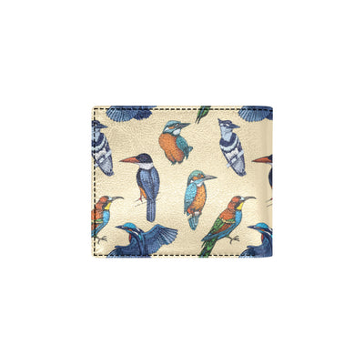 Kingfisher Bird Pattern Print Design 04 Men's ID Card Wallet