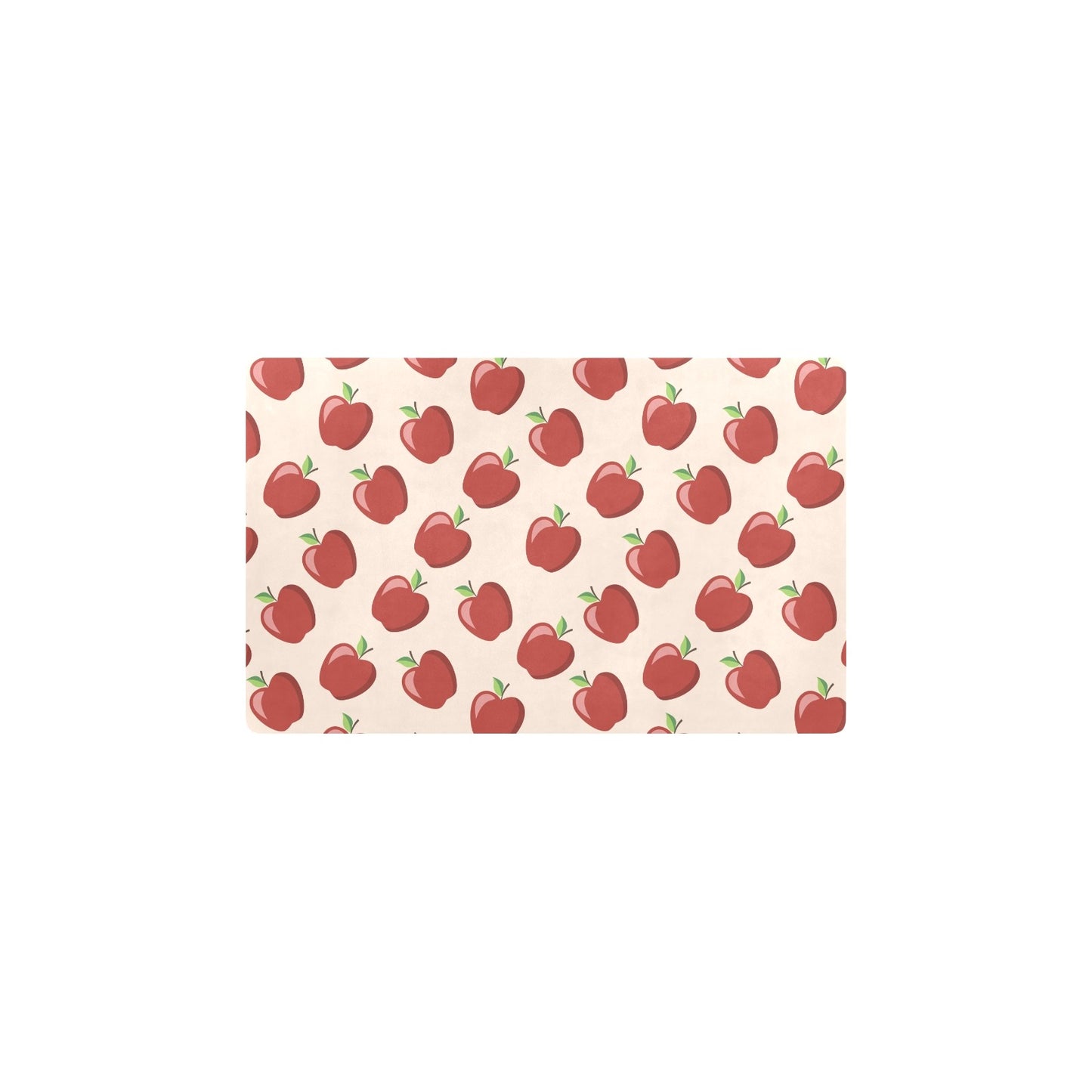 Apple Pattern Print Design AP01 Kitchen Mat