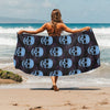 Skull Print Design LKS3012 Beach Towel 32" x 71"