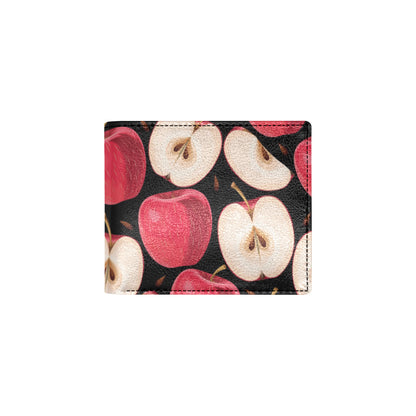 Apple Pattern Print Design AP02 Men's ID Card Wallet