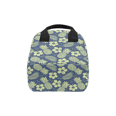 Pineapple Pattern Print Design PP07 Insulated Lunch Bag