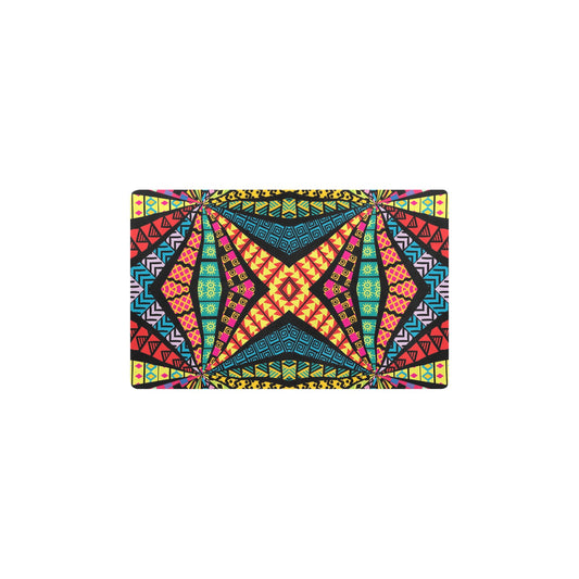 Kaleidoscope Pattern Print Design 05 Kitchen Mat