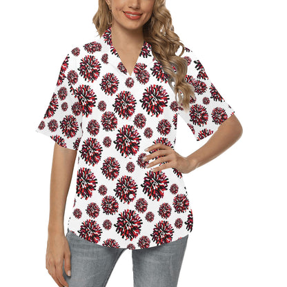 Cheerleader Pattern Print Design 01 Women's Hawaiian Shirt