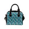 Butterfly Pattern Print Design 012 Shoulder Handbag