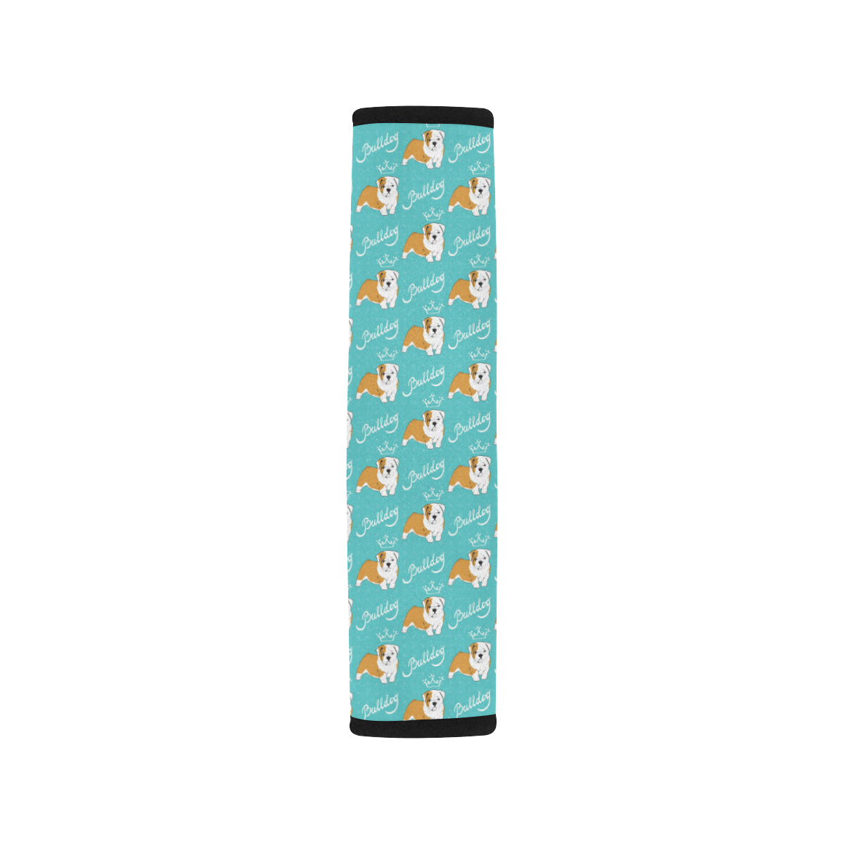 Bulldogs Pattern Print Design 05 Car Seat Belt Cover