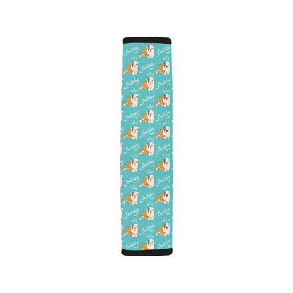 Bulldogs Pattern Print Design 05 Car Seat Belt Cover