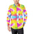 Tie Dye Rainbow Themed Print Men's Long Sleeve Shirt