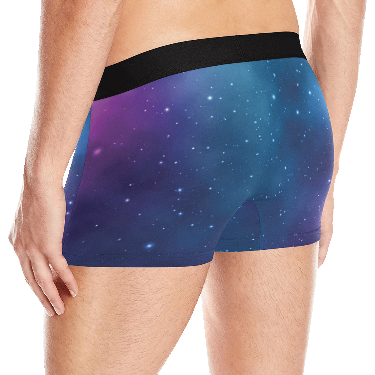 Nebula Pattern Print Design A01 Men's Boxer Briefs