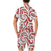 Maori Polynesian Themed Design Print Men's Romper