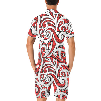 Maori Polynesian Themed Design Print Men's Romper