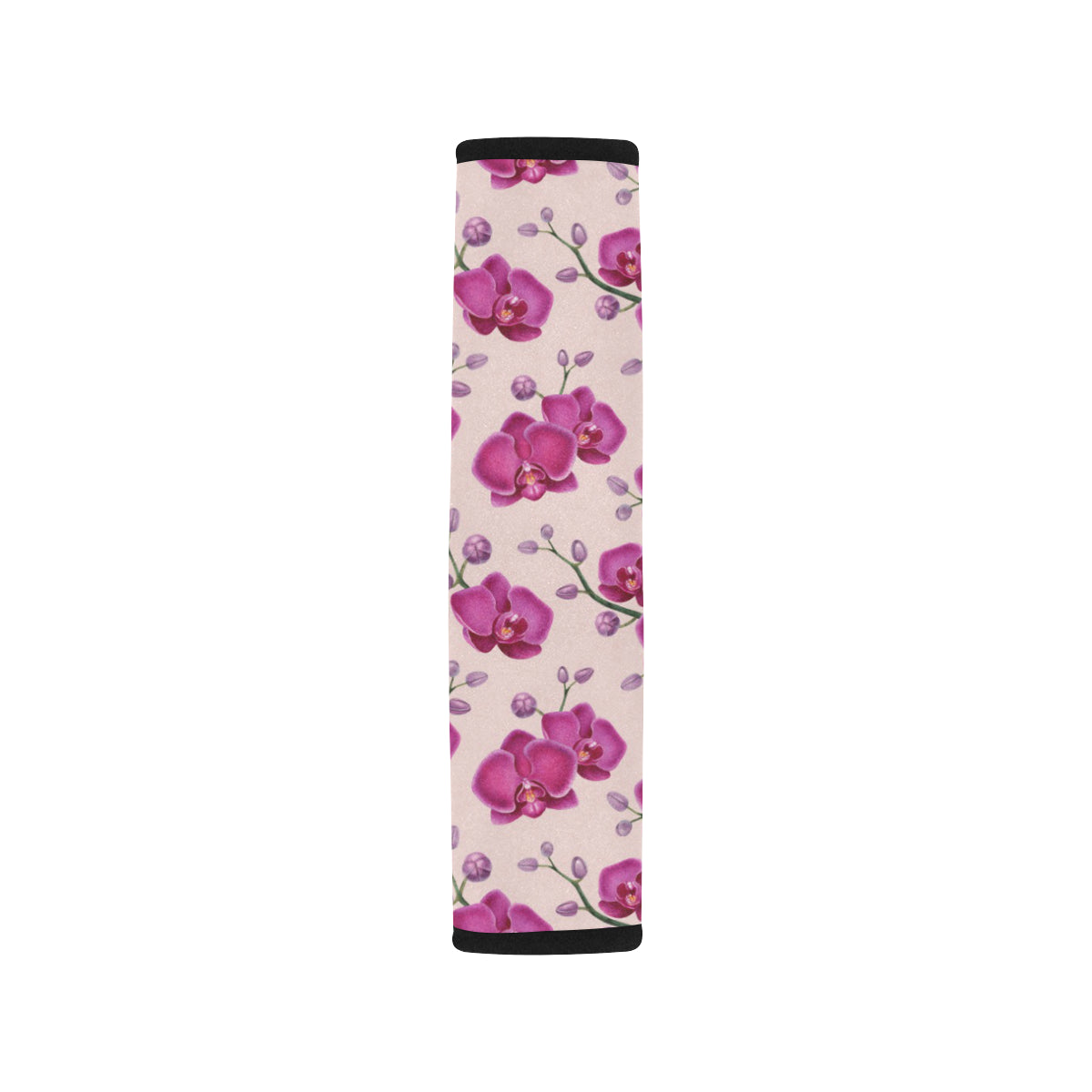 Orchid Purple Pattern Print Design OR04 Car Seat Belt Cover