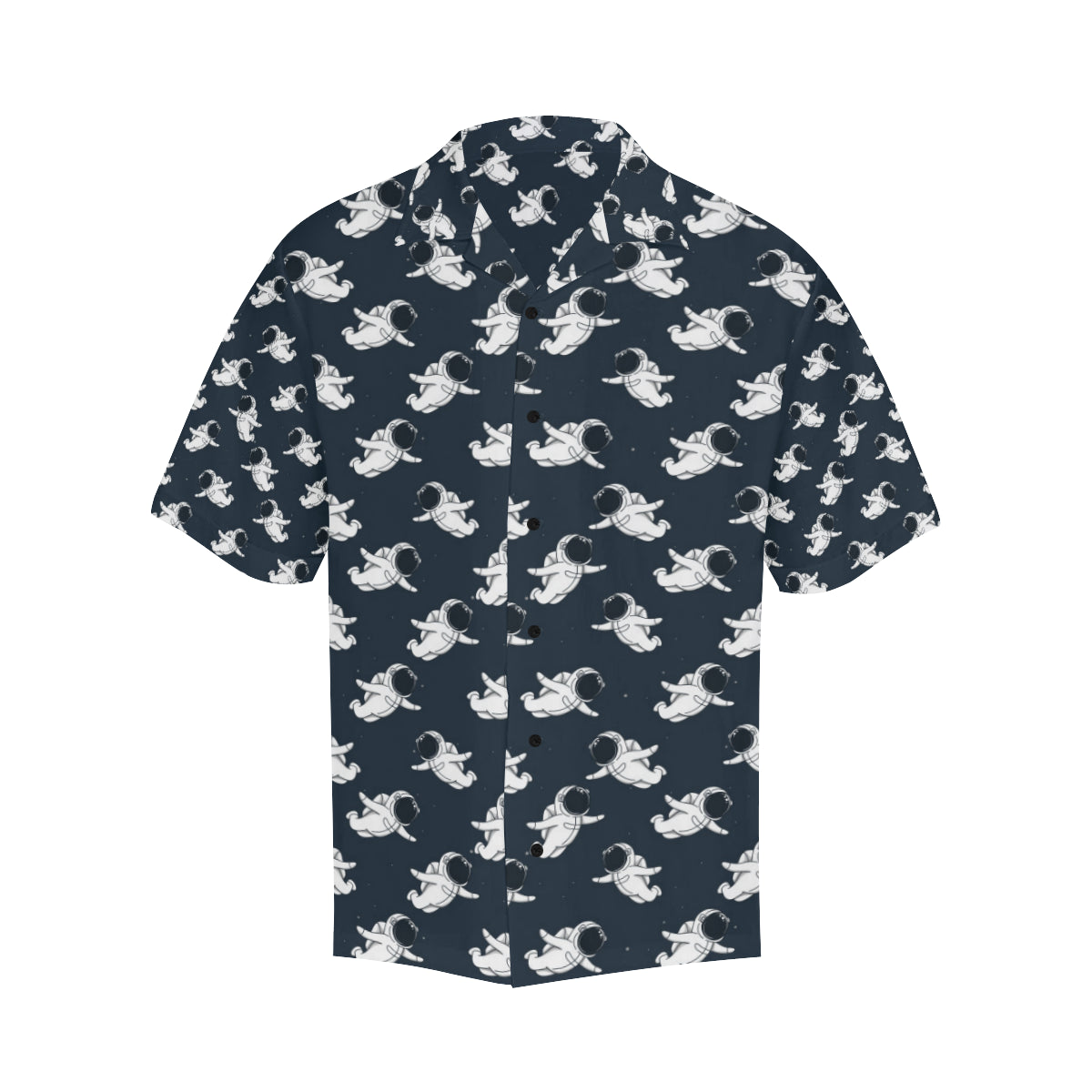 Astronaut Pattern Print Design 02 Men's Hawaiian Shirt