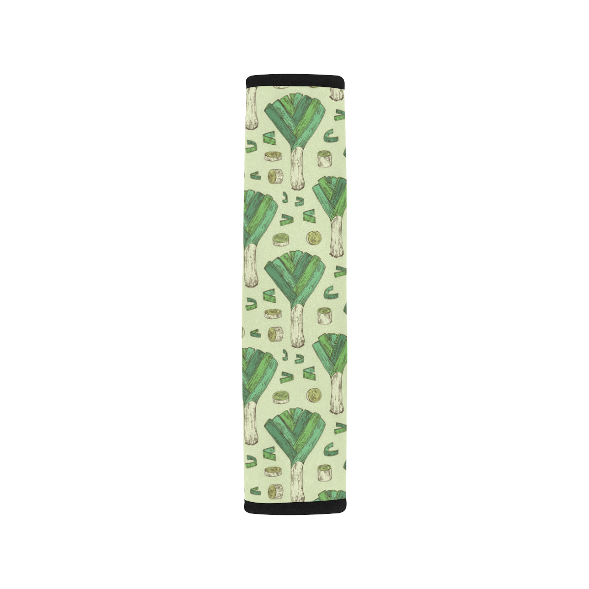 Leek Pattern Print Design 04 Car Seat Belt Cover