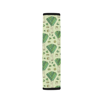 Leek Pattern Print Design 04 Car Seat Belt Cover