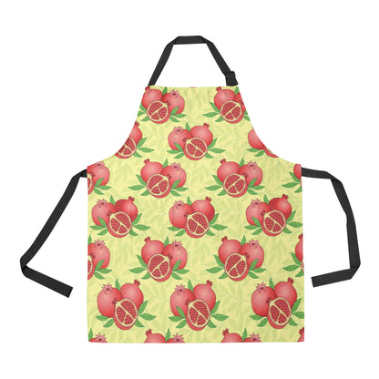Pomegranate Pattern Print Design PG07 Apron with Pocket