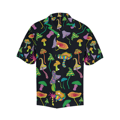 Psychedelic Mushroom Pattern Print Design A02 Men's Hawaiian Shirt