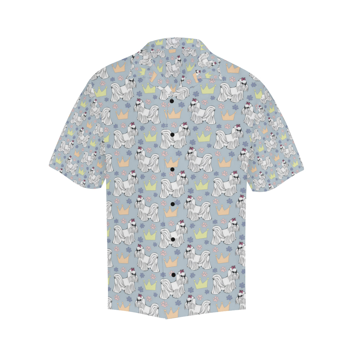 Maltese Pattern Print Design 04 Men's Hawaiian Shirt