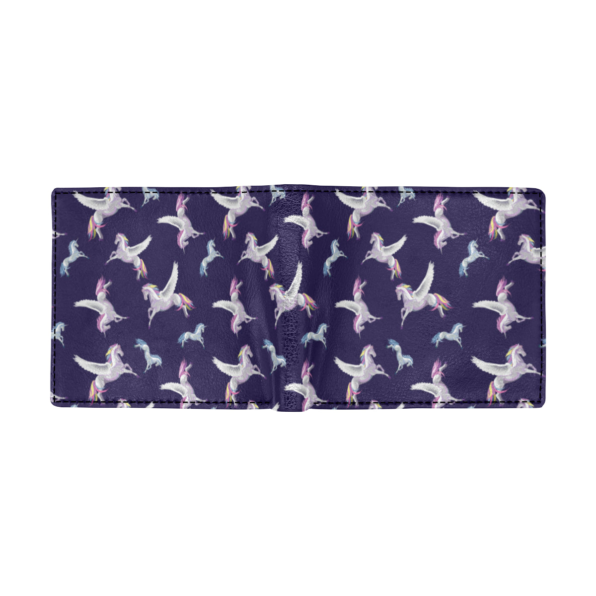 Pegasus Pattern Print Design 02 Men's ID Card Wallet