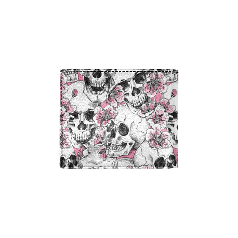 Cherry Blossom Pattern Print Design CB03 Men's ID Card Wallet