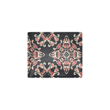 Medallion Pattern Print Design 01 Men's ID Card Wallet