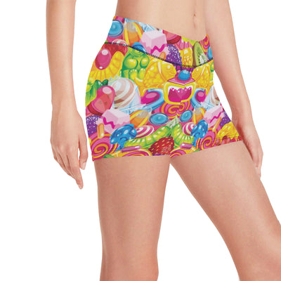 Candy Pattern Print Design CA01 Yoga Shorts