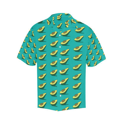 Avocado Pattern Print Design 03 Men's Hawaiian Shirt