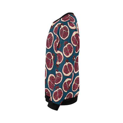 Pomegranate Pattern Print Design PG02 Men Long Sleeve Sweatshirt