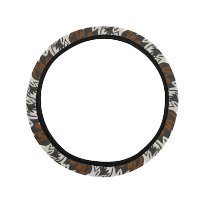 Eagles Head Pattern Steering Wheel Cover with Elastic Edge