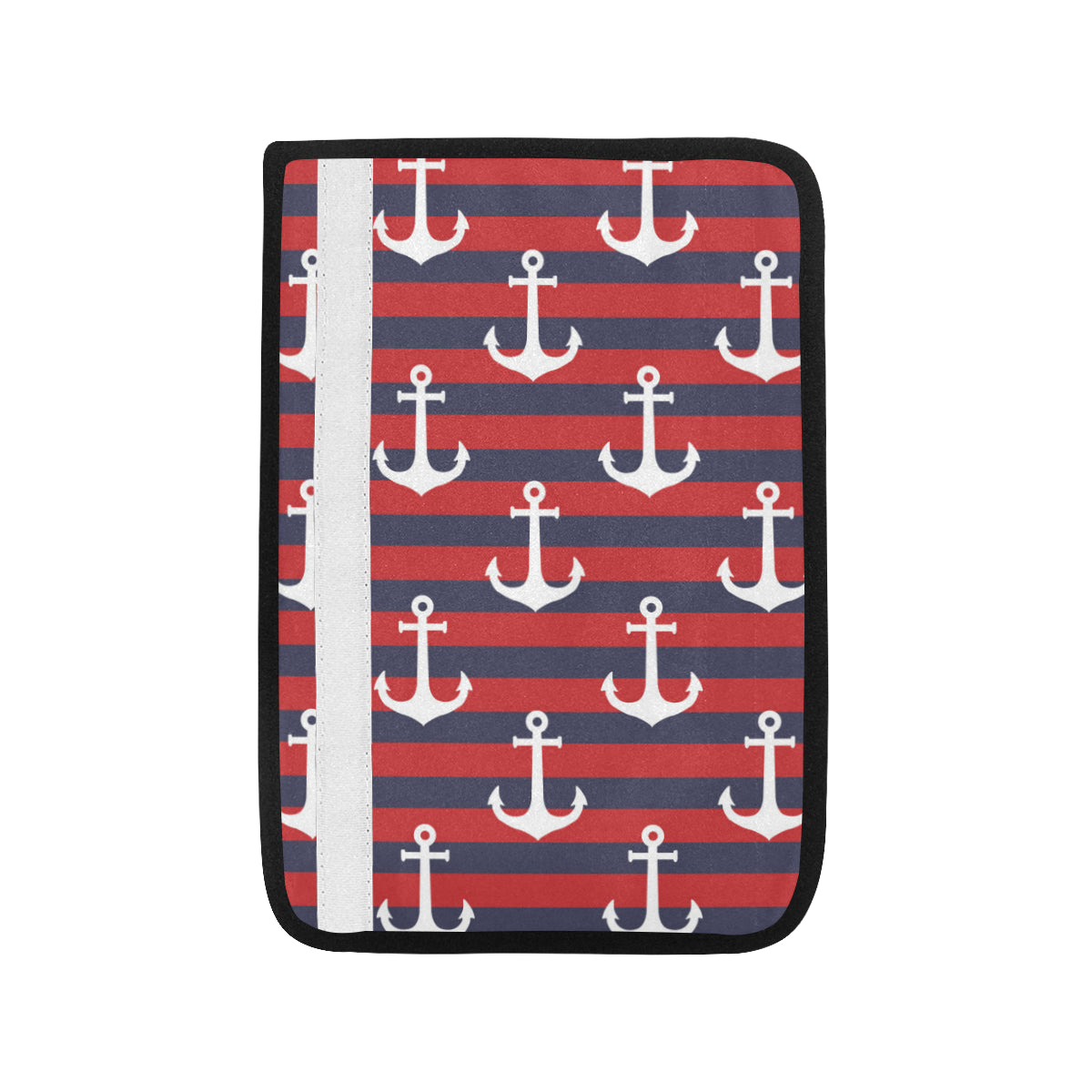 Nautical Pattern Print Design A05 Car Seat Belt Cover