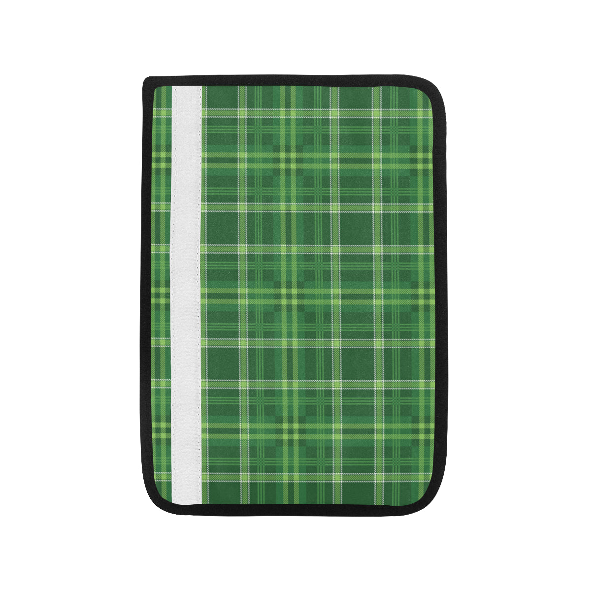 Irish Plaid Pattern Print Design 02 Car Seat Belt Cover