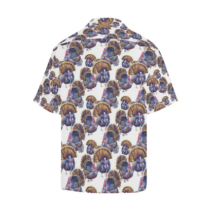 Turkey Pattern Print Design 01 Men's Hawaiian Shirt