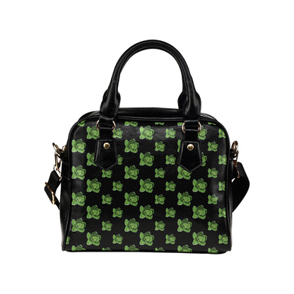 Cabbage Pattern Print Design 03 Shoulder Handbag