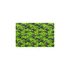 Green Kelly Camo Print Kitchen Mat