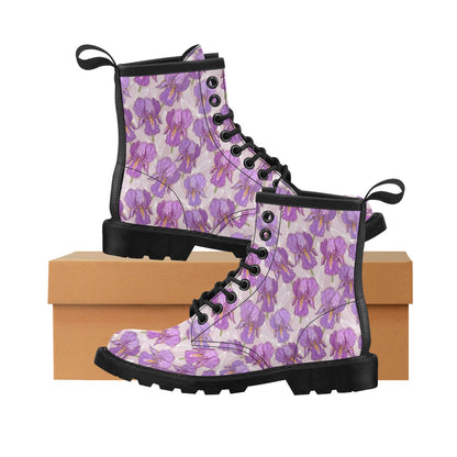 Iris Pattern Print Design IR05 Women's Boots