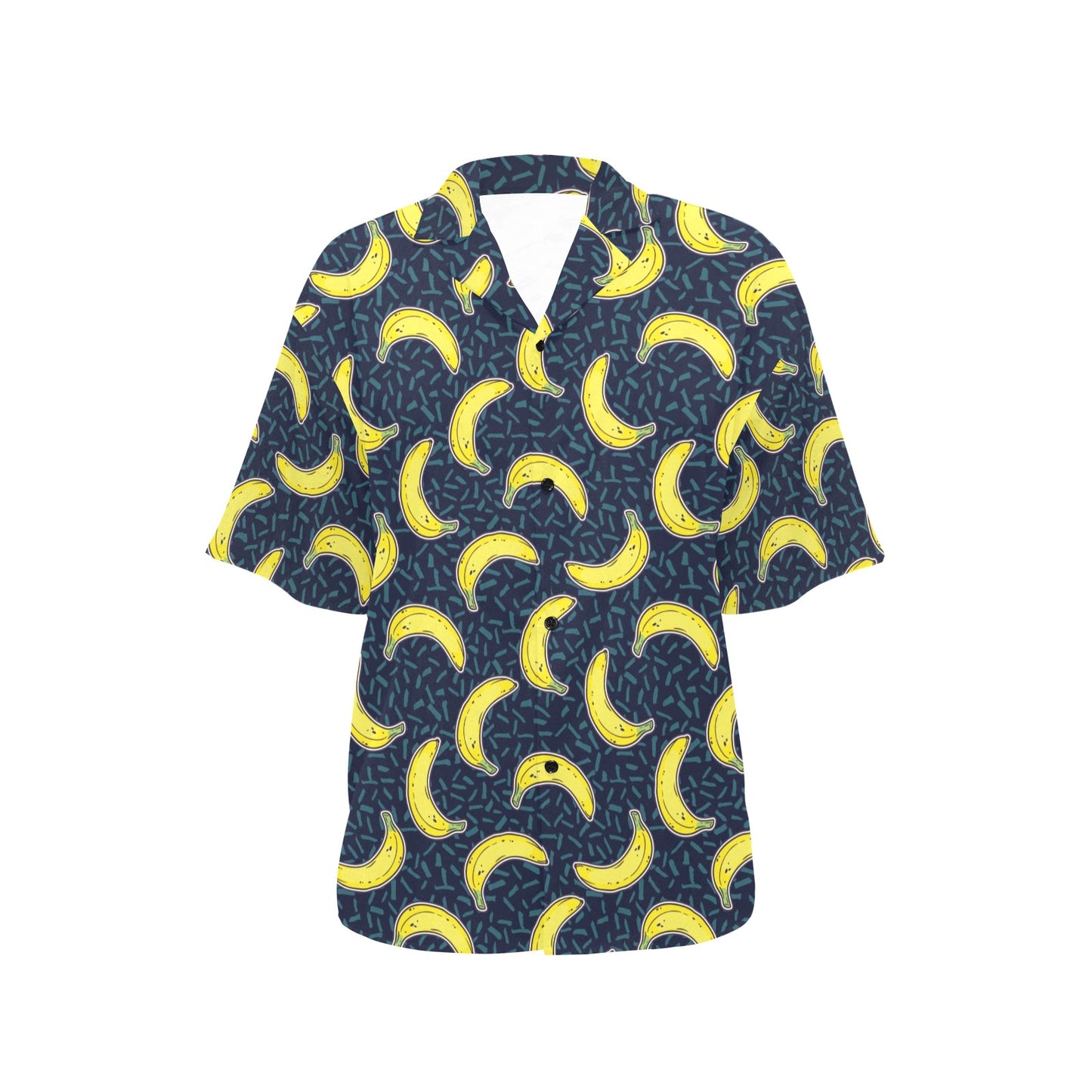 Banana Pattern Print Design BA09 Women's Hawaiian Shirt
