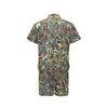 Camouflage Realistic Tree Print Men's Romper