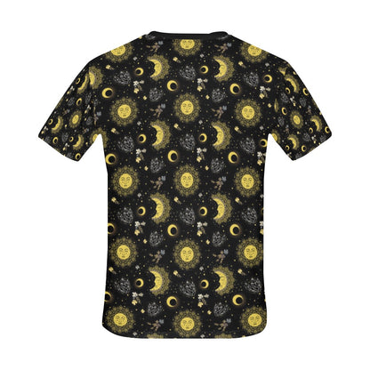 Sun Moon Print Design LKS301 Men's All Over Print T-shirt