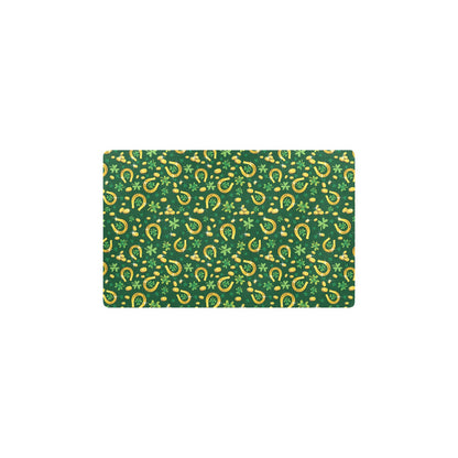 Shamrock Horse Shoes Saint Patrick's Day Print Design LKS307 Kitchen Mat