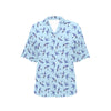 Swallow Bird Pattern Print Design 06 Women's Hawaiian Shirt