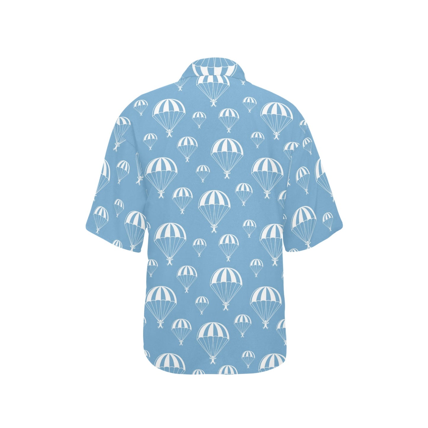 Skydiver Print Design LKS305 Women's Hawaiian Shirt